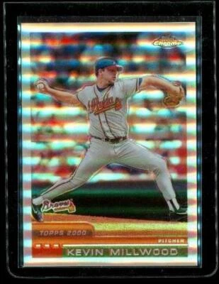 2000 TOPPS CHROME 折射棒球卡 #321 KEVIN MILLWOOD 亚特兰大勇士队 — 第 1/2 张图片