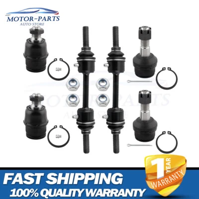 6x Front Upper & Lower Ball Joint Sway Bar Kit for F-250 F-350 F-450 Super Duty - Image 1 of 4