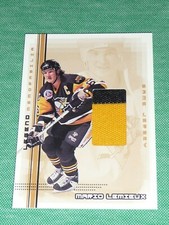 2000-01 BAP MARIO LEMIEUX Legend Memorabilia 2CLR Game Jersey #L-2  Print run 30