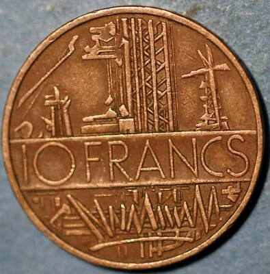 France 10 Francs 1984 KM# 940 - Image 1 of 2