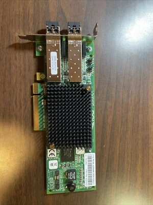 IBM 42D0500 Dual Port 8G FC HBA Adapter for System X LPE12002 w/ 2x 8GB SFP - Image 1 of 4