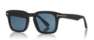 Gafas de sol polarizadas para hombre Tom Ford FT 0751 Dax 01V negras brillantes/azules Foto 1 de 4