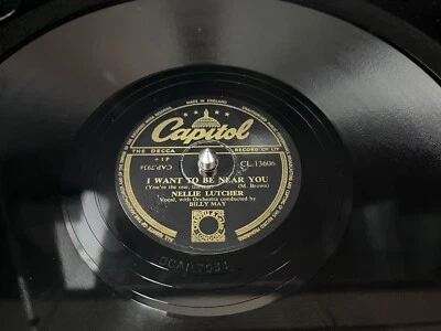 Nellie Lutcher I Want To Be Near You / Birth Of The Blues 78 Record (V+) Foto 1 de 4