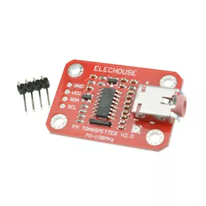FM Transmitter Module V2.0 FM Radio Digital Module for Arduino Microphone Audio - Foto 1 di 6