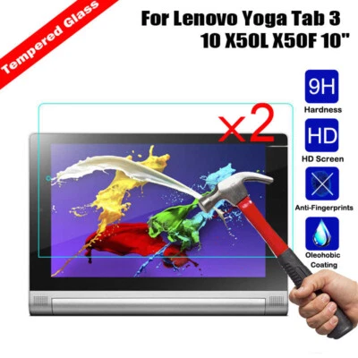 Tempered Glass Screen Protector For Lenovo Tab 2  3 4 Plus Yoga M8 M7 M10 Tablet - Image 1 of 4