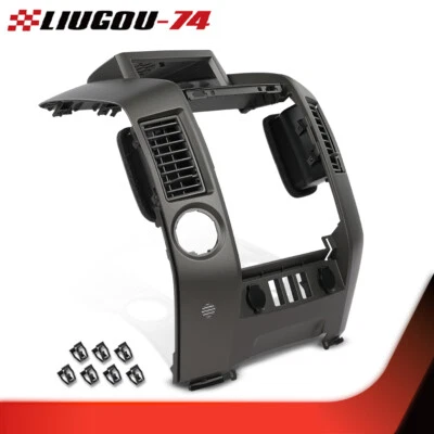 Bisel de tapa del panel de instrumentos de la consola central del tablero apto para Armada Pathfinder Titan  Foto 1 de 4