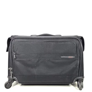 Tumi 4 Wheel Garment Bag Upright Rolling Carry On Luggage Ballistic Nylon Black - Picture 1 of 8