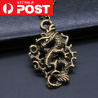Antique Bronze Chinese Dragon Pendant Chain Necklace Jewellery Men Unisex Xmas