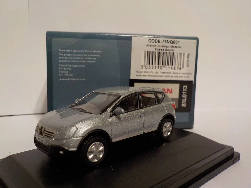 Nissan Qashqai - Faded Denim Metallic , Model Cars, Oxford Diecast - Image 1 of 1