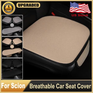 2024 Car Front/Rear Seat Covers Breathable Ice Silk Cushions Protector For Scion - Picture 1 of 33