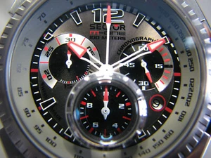 Sector M-One 45mm Swiss Chronograph Racing Watch - Gray Dial Cyclops Sapphire - Picture 1 of 12