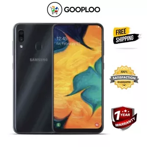 SAMSUNG GALAXY A30 32GB VERY GOOD CONDITION BLACK SMARTPHONE - Picture 1 of 2
