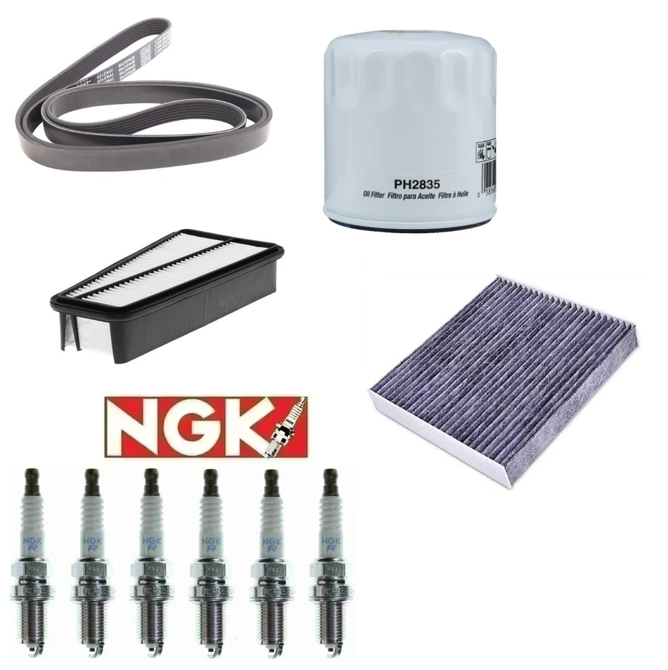 Kit de puesta a punto para Toyota Tundra 2005-09/2010 4,0 L V6 con correa de transmisión (NGK Platinum) Foto 1 de 4