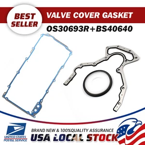 For Oil Pan Gasket Chevrolet Pontiac 5.3 5.7 6.0 LS1 LS2 LS3 LM7 LQ4 12612350 - Picture 1 of 9