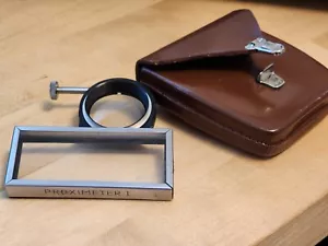 Hermann & Schneider Co. Vintage Proximeter I w/ Leather Case - Picture 1 of 5