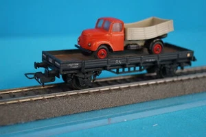 Electrotren RENFE Flat Car with Truck EBRO - Imagen 1 de 6