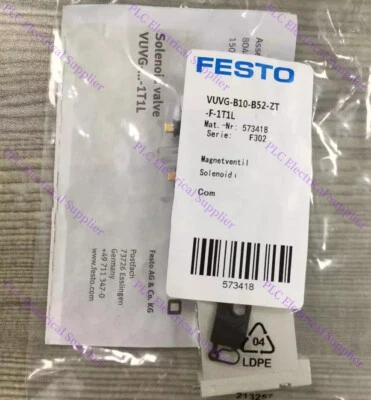 1PCS FESTO NEW Solenoid Valve VUVG-B10-B52-ZT-F-1T1L Fast Shipping - Image 1 of 3