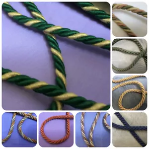 Curtain Upholstery Twisted 10mm Cord Several Colours - Picture 1 of 5