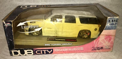 JADA DUB CITY BIG BALLERS 1:18 SCALE GMC YUKON DENALI DIECAST CAR 24 DUB #63172 - Image 1 of 4