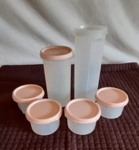 Vintage Modulare MatesTupperware Pink Containers 11pc - Picture 1 of 5