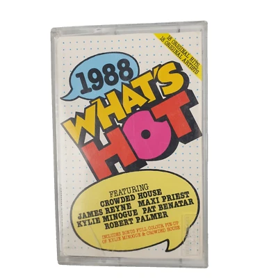 Various - 1988 What's Hot Cassette Tape, Electronic, Rock, Reggae, Funk/Soul/Pop - Image 1 of 3