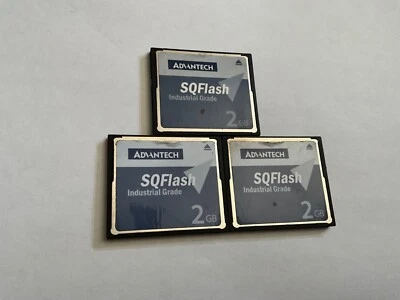 Lote de 3 piezas ADVANTECH 2GB CF Tipo I Tarjeta CANON NIKON CF Cámaras Foto 1 de 3