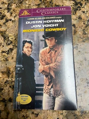 Vintage VHS Midnight Cowboy Dustin Hoffman Jon Voight Factory Sealed MINT Rare - Image 1 of 4