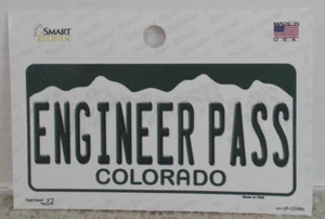 Engineer Pass Colorado - Calcomanía adhesiva de 3" - Imagen 1 de 1
