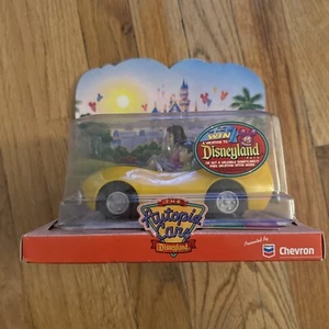 Disneyland Chevron Autopia Yellow Classic Car With Two Passengers~2000 New - Picture 1 of 9