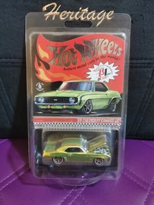 Rare! Low SN #358! Hot Wheels RLC 69 Chevrolet Camaro SS - Antifreeze Green - Picture 1 of 3