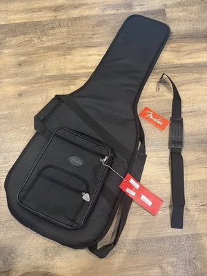 Fender Deluxe Padded Gig Bag Fits Stratocaster And Telecaster Style Guitars NWT - Image 1 of 3