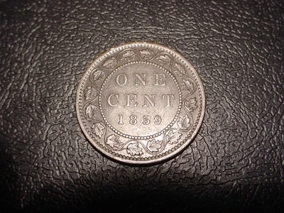1859 CANADA LARGE CENT! - MID GRADE  - Image 1 of 2