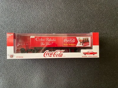 M2 Machines Coca-Cola 1957 Ford C-600 & 1957 Ford Fairlane 500 50B01/18-02 NIB - Image 1 of 4