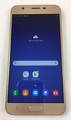 Samsung SM-J737P Galaxy J7 Refine Sprint Smartphone HD Voice GOOD (Gold) - Image 1 of 2