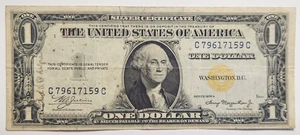 1935-A $1 North Africa bill - Gold SeaL l - IWWII Emergency Issues C7917159C - Picture 1 of 3
