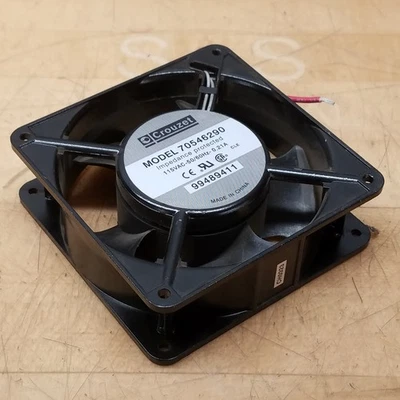 Ventilador de gabinete Crouzet 70546290, 115 Vac, 50/60Hz, 0,21A - USADO Foto 1 de 3