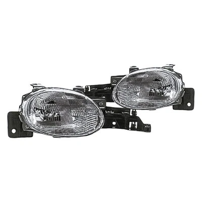 For Dodge Neon 95-99 Driver & Passenger Side Headlight Set Standard Line Foto 1 de 3