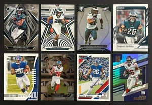 Saquon Barkley Football Card Lot 8 Different Cards Panini Select Giants Eagles - Picture 1 of 2