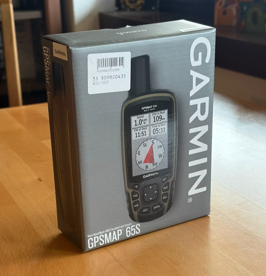 GARMIN GPSMAP 65s GPS Navigationsgerät inkl. Frankreich-Karten, neuwertig - Bild 1 von 4