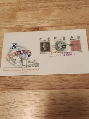 Filadelfia Primer Día Cubierta 1970 Exposición Internacional de Sellos Londres Foto 1 de 4