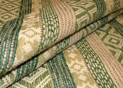 2.3 Metres Kamakura Spruce Woven Jacquard Fabric Curtain Upholstery Cushion - Image 1 of 4