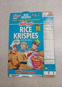 1996 Rice Krispies Kellogg's Flipper The Dolphin Promo Vintage Empty Cereal Box - Picture 1 of 8