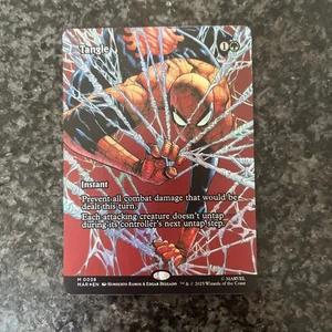 MTG Tangle 0038 (Borderless) FOIL Spider Man MYTHIC - Bild 1 von 2