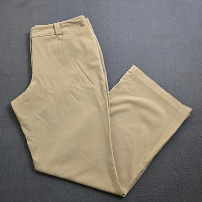 Calça social Ann Taylor feminina 12 bronzeada curvilínea bootcut casual - Imagem 1 de 4