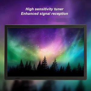 15.4in TV FM Rradio High Sensitivity Rechargeable Digital TV For Outdoor US BEA - Picture 1 of 12