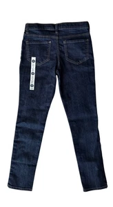 Oshkosh B’Gosh Jeans Girls Size 7 New Skinny Jegging Adjustable Waist Dark Wash - Picture 1 of 7