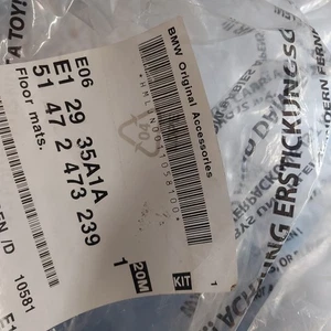 Tappetini anteriori originali BMW per tutte le stagioni 3 4 serie G20 G21 G22 G23 G26 51472473239 B5 - Foto 1 di 2