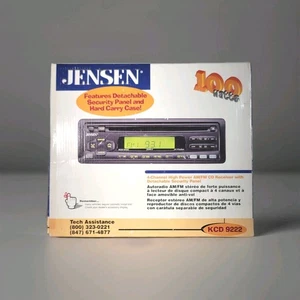 Jensen KCD9222 Auto AM/FM CD-Receiver 4-Kanal abnehmbare Abdeckplatte Neu im Karton geöffnet - Bild 1 von 8