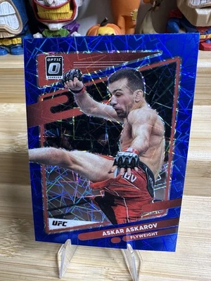Askar Askarov Blue Velocity 2022 Panini Donruss Optic UFC #34 - Image 1 of 4
