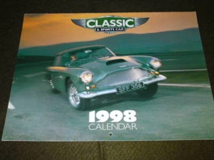 CLASSIC & SPORTS CAR CALENDAR - 1998 - Picture 1 of 1
